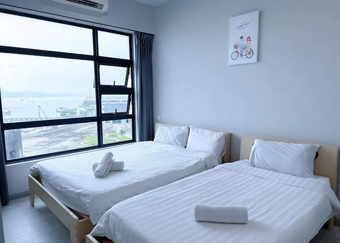 P&S Apartment Jesselton Quay 亚庇茗居海景
