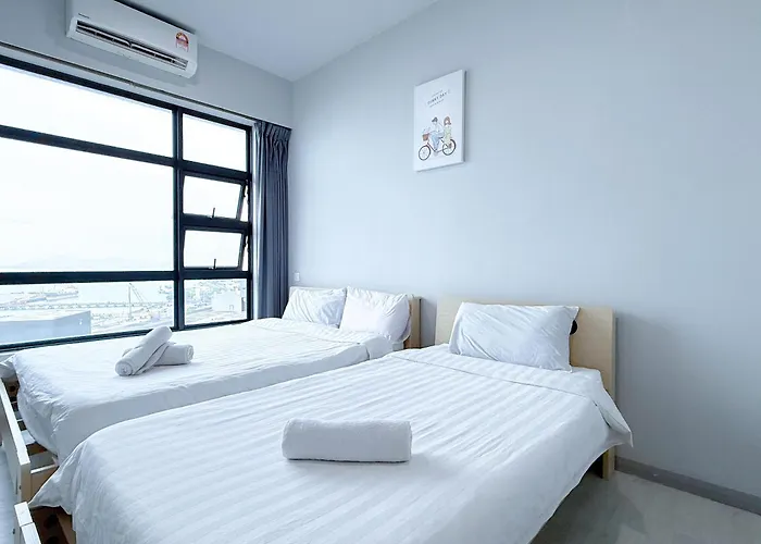 P&S Apartment Jesselton Quay 亚庇茗居海景